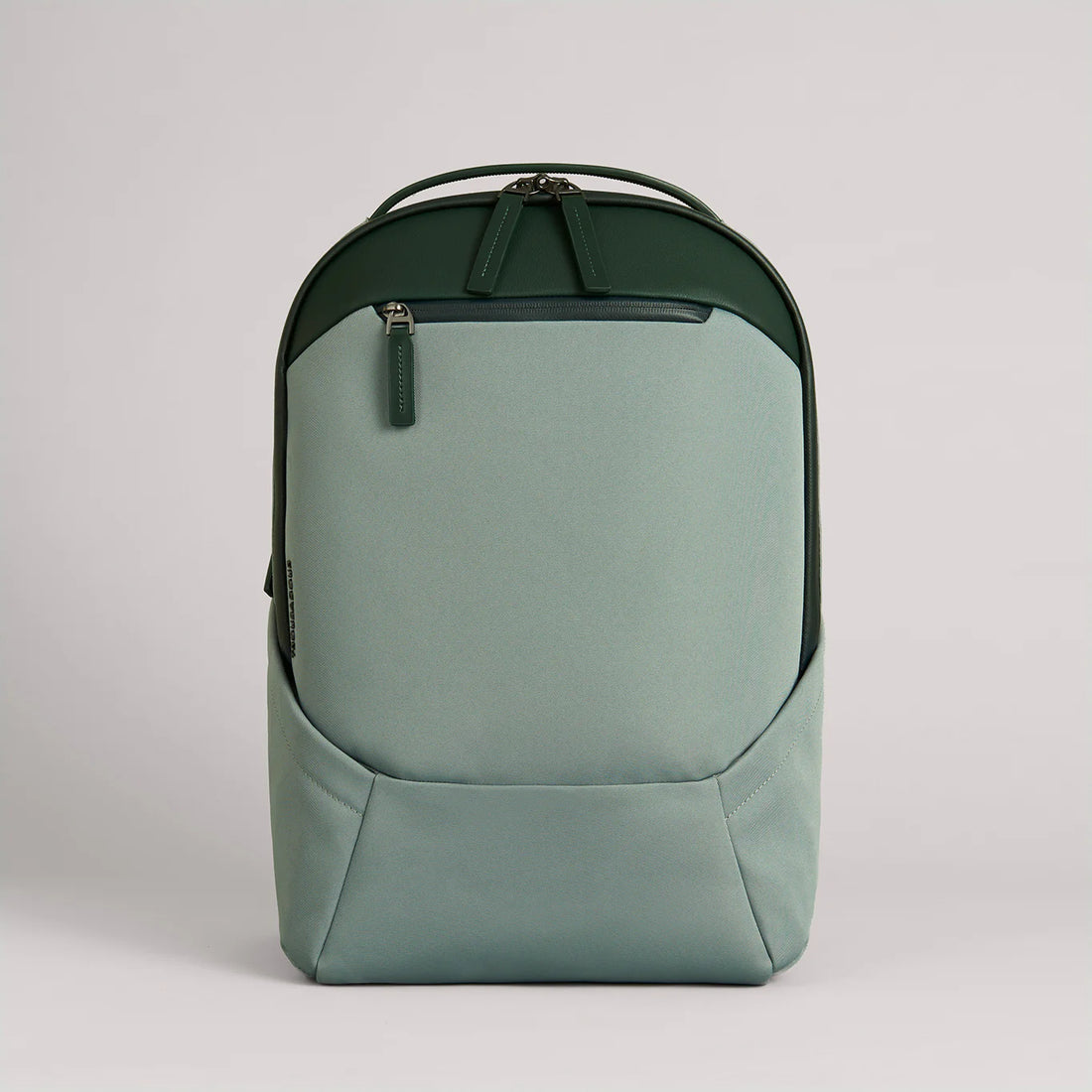 Troubadour Apex Compact Backpack Premium Vegan, Waterproof Material - Laptop Sleeve, Comfort Straps -Green Smoke