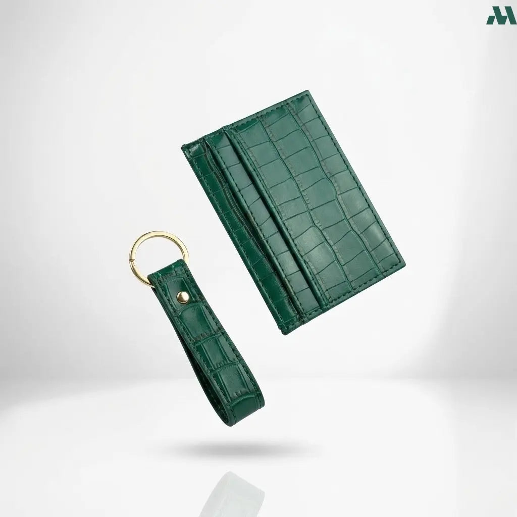 Card holder and keychain gift set