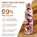 99% pure food grade copper bottle lab tested