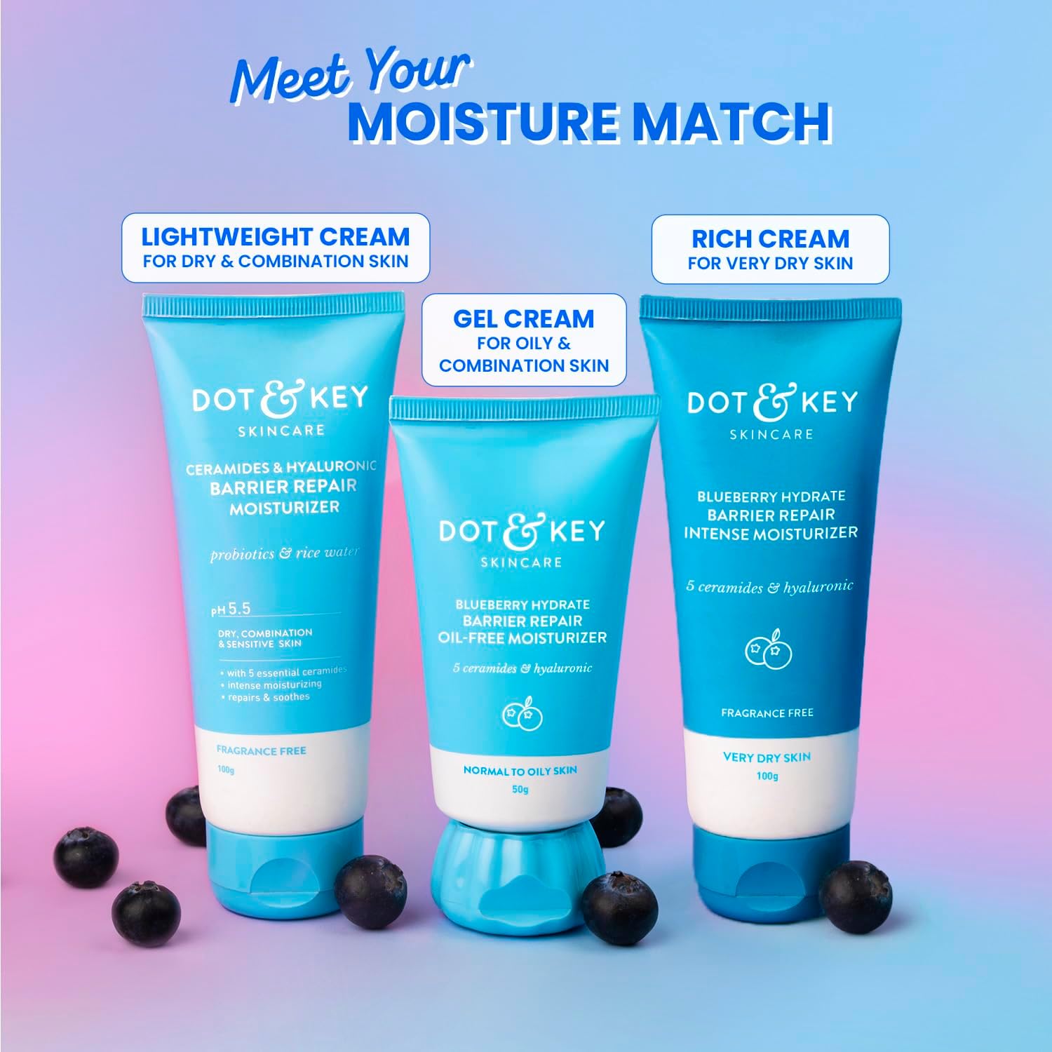 Dot & Key Barrier Repair Intense Moisturizer With 5 Ceramides & Hyaluronic | Shea Butter, Deep Moisturization | Repairs Skin Barrier, Locks In Moisture, Heals Dryness, Softens & Plumps Skin | 100g DOT & KEY