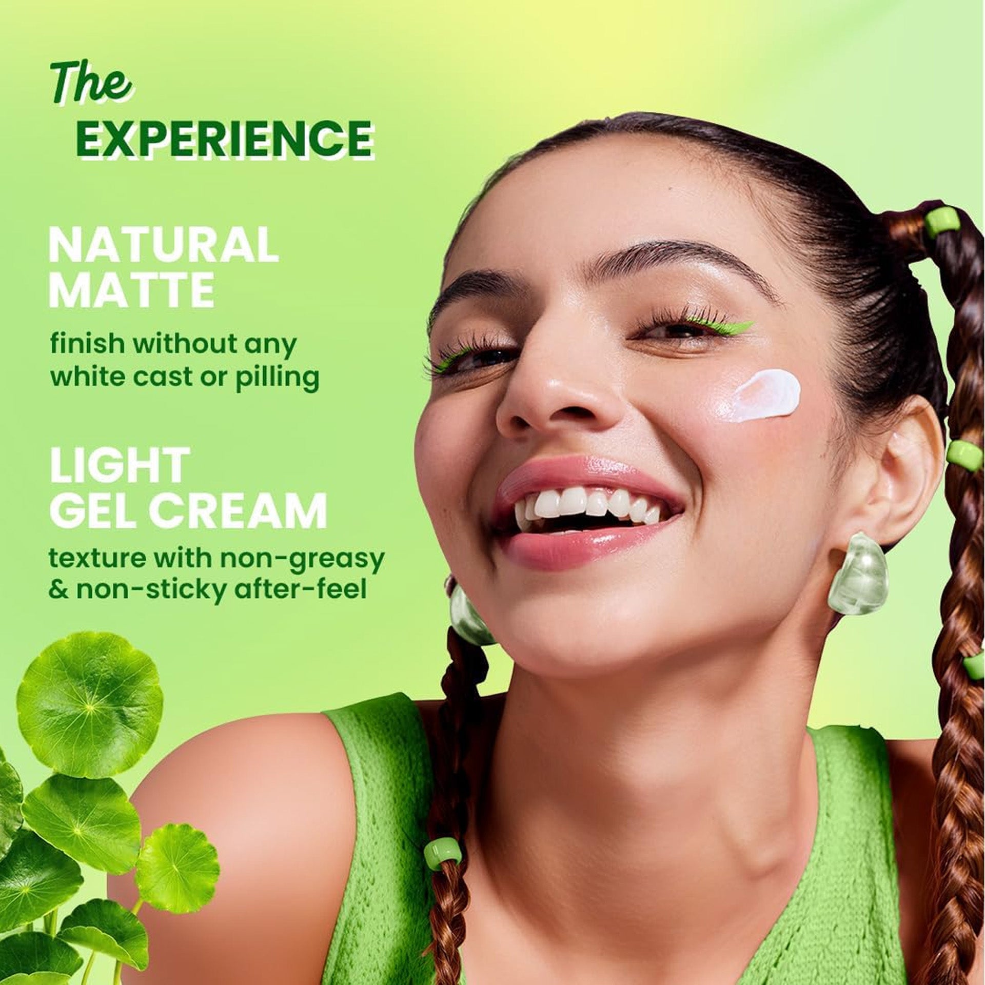 Dot & Key CICA Calming Mattifying Sunscreen SPF 50 PA++++ | For Oily Acne Prone & Sensitive Skin | UVA/UVB Protection | No White Cast, Ultra Light, Fragrance Free & Quick Absorbing | 50g DOT & KEY