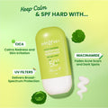 Dot & Key CICA Calming Mattifying Sunscreen SPF 50 PA++++ | For Oily Acne Prone & Sensitive Skin | UVA/UVB Protection | No White Cast, Ultra Light, Fragrance Free & Quick Absorbing | 50g DOT & KEY