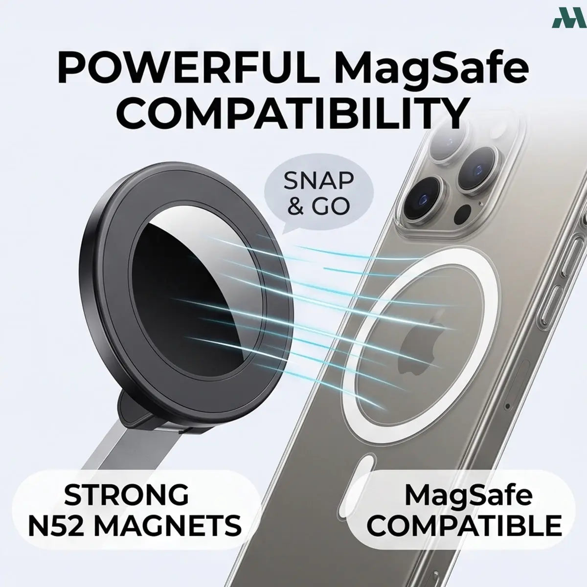 Alloy magnetic car holder detail