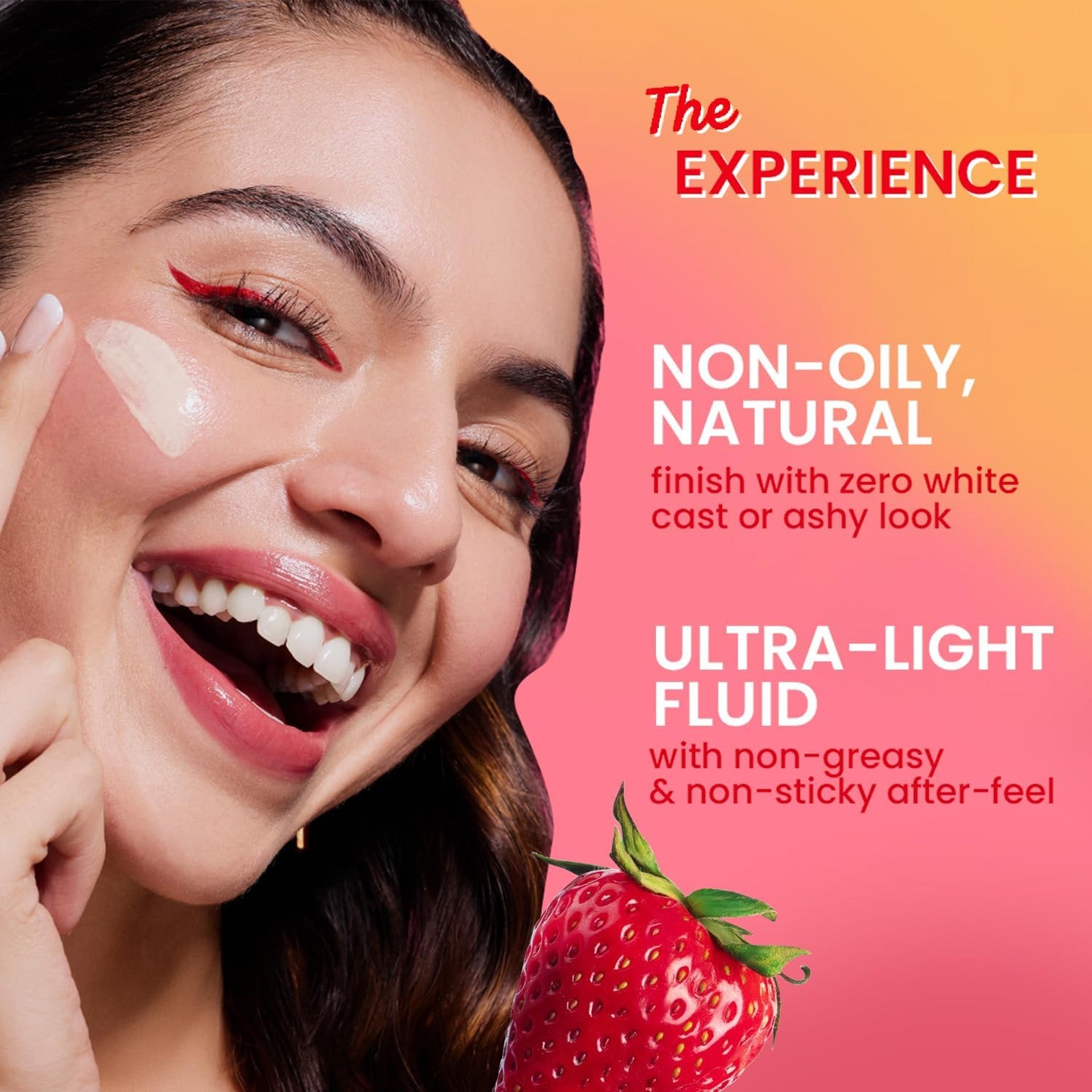 Dot & Key Strawberry Dew Tinted Sunscreen SPF 50+ Pa++++ - 05 Beige | Protection Against UA/UB | Broad Spectrum, Water & Sweat resistant | For All Skin Types | 50ml DOT & KEY