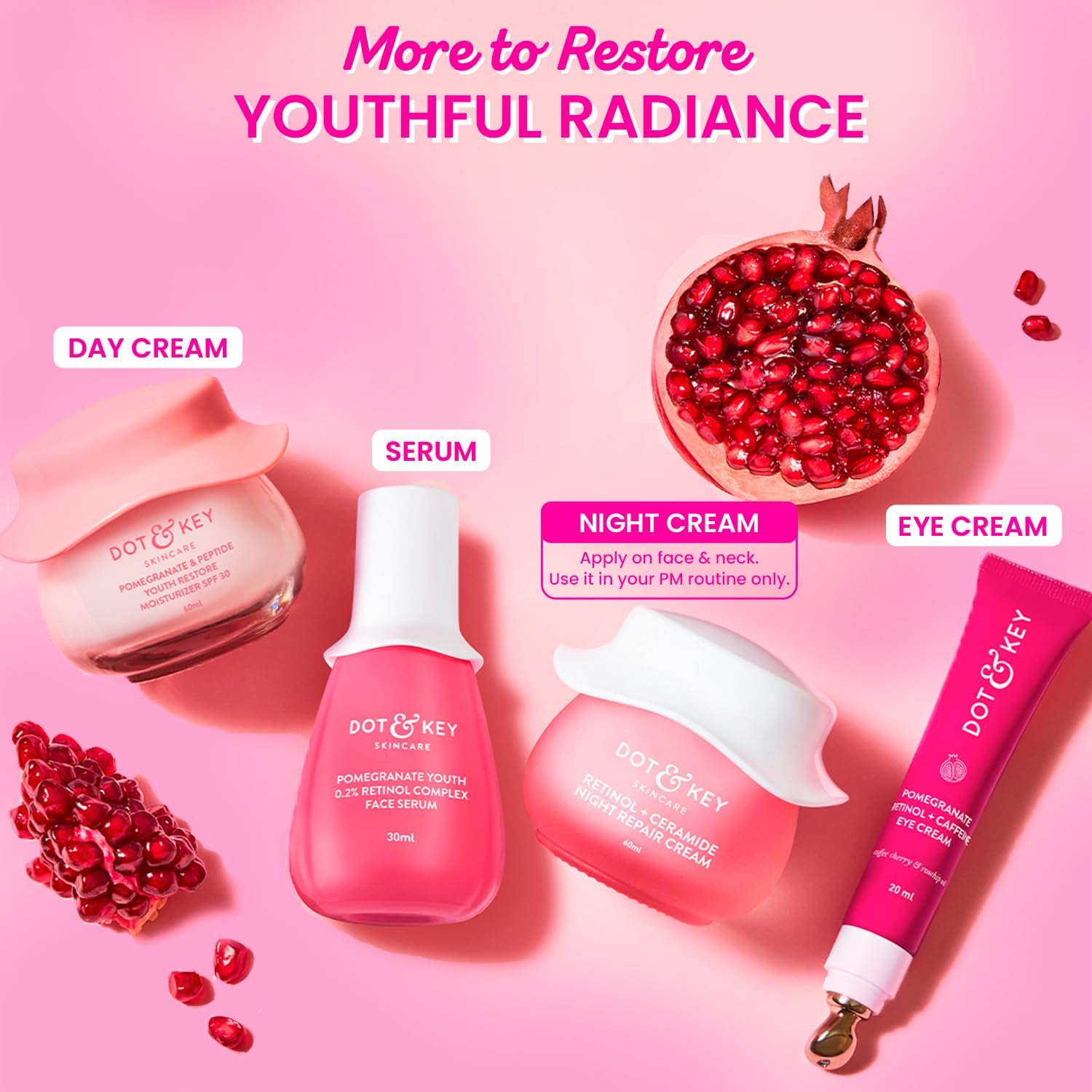 Dot & Key Face Moisturizer (Retinol + Ceramide, 60 ml) DOT & KEY