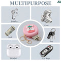 Mini silicone zipper pouch detail