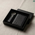 Black slim RFID card wallet