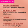 Dot & Key Ceramide & Peptide Barrier Repair Lip Balm Spf 50, Pa+++|Warm Nude, Normal Skin Type|Uva/Uvb Lip Protection|Soft Tinted Lip Moisturizer|Boosts Collagen & Instantly Plumps Lip 10Gm DOT & KEY