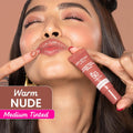 Dot & Key Ceramide & Peptide Barrier Repair Lip Balm Spf 50, Pa+++|Warm Nude, Normal Skin Type|Uva/Uvb Lip Protection|Soft Tinted Lip Moisturizer|Boosts Collagen & Instantly Plumps Lip 10Gm DOT & KEY