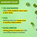 Dot & Key 10% Niacinamide Cica Face Serum, Reduces Acne & Dark Spot, Excess Oil | For Oily, Acne Prone & Sensitive Skin | 30ml DOT & KEY
