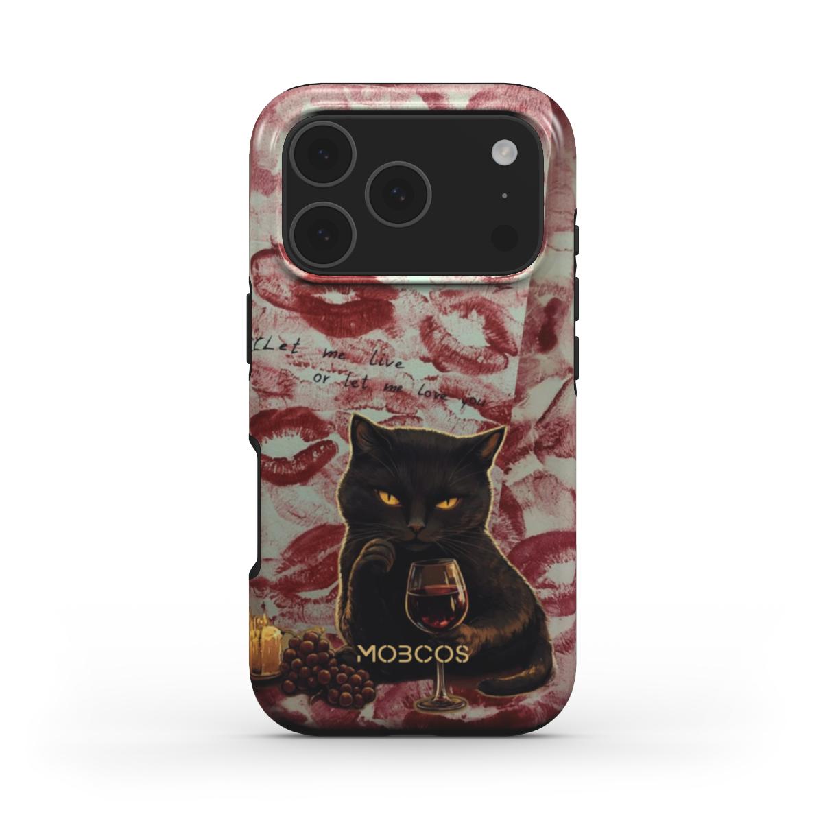 Mobcos iPhone 17 Pro After Dark Premium Case Compatible with Hybrid Dual-Layer Hard Shell + Silicone Protection - Scratch-Resistant Shockproof Mobile Cover Mobcos