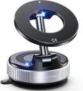 Magnetic Safe Car Phone Holder – Magnetic Suction Cup Mount with 360° Rotation, Foldable Pocket-Size Design, Strong Grip for Dashboard & Windshield MOBCOS