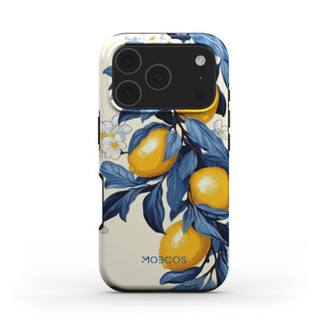 Mobcos iPhone 17 Pro Lemon Breeze Premium Case Compatible with Hybrid Dual-Layer Hard Shell + Silicone Protection - Scratch-Resistant Shockproof Mobile Cover Mobcos