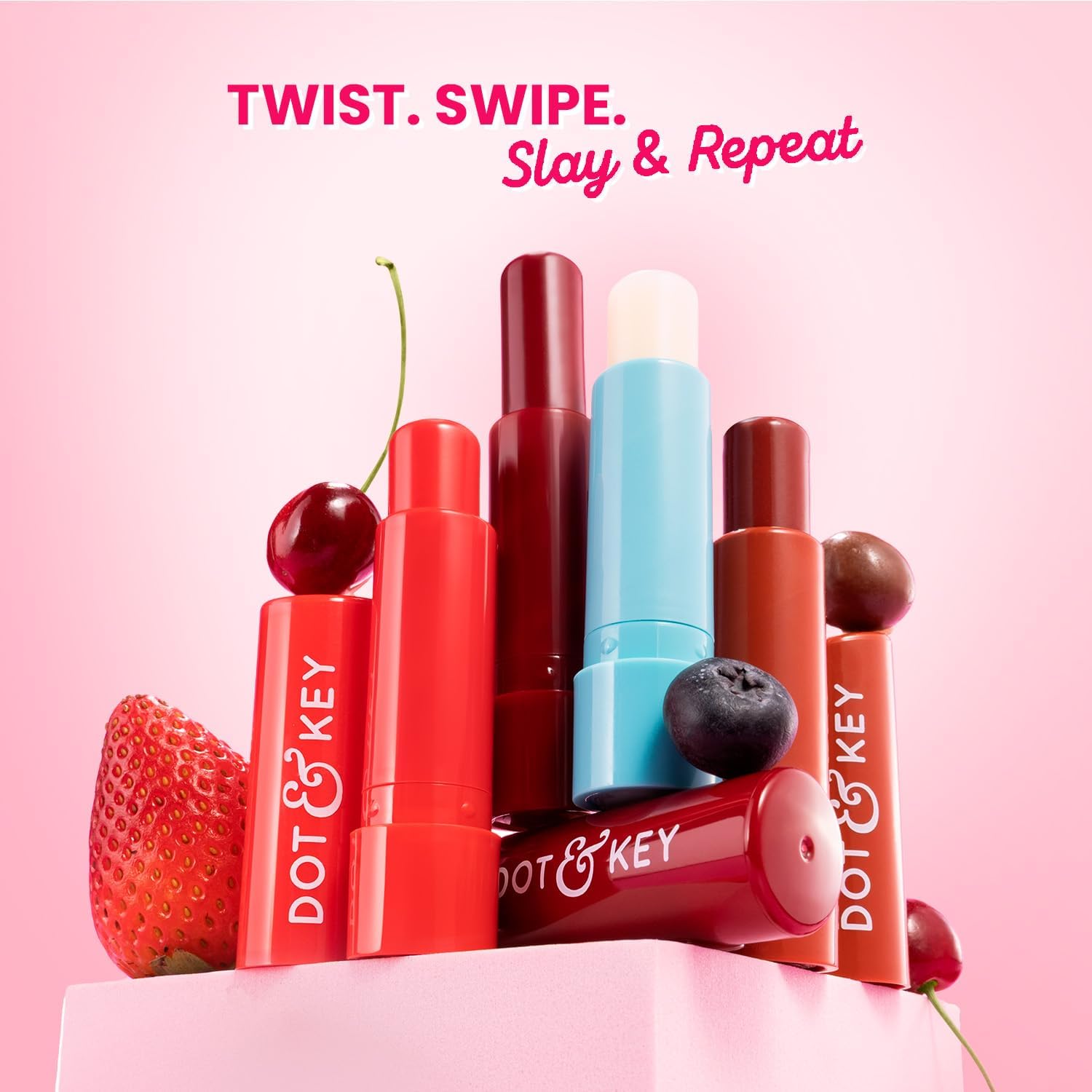 Dot & Key BR LIP BALM SPF50 PA+++ CHERRY CRIMSON 4.5G DOT & KEY