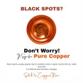 Copper bottle black spots are natural and harmless