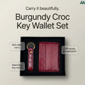 Card holder and keychain gift set