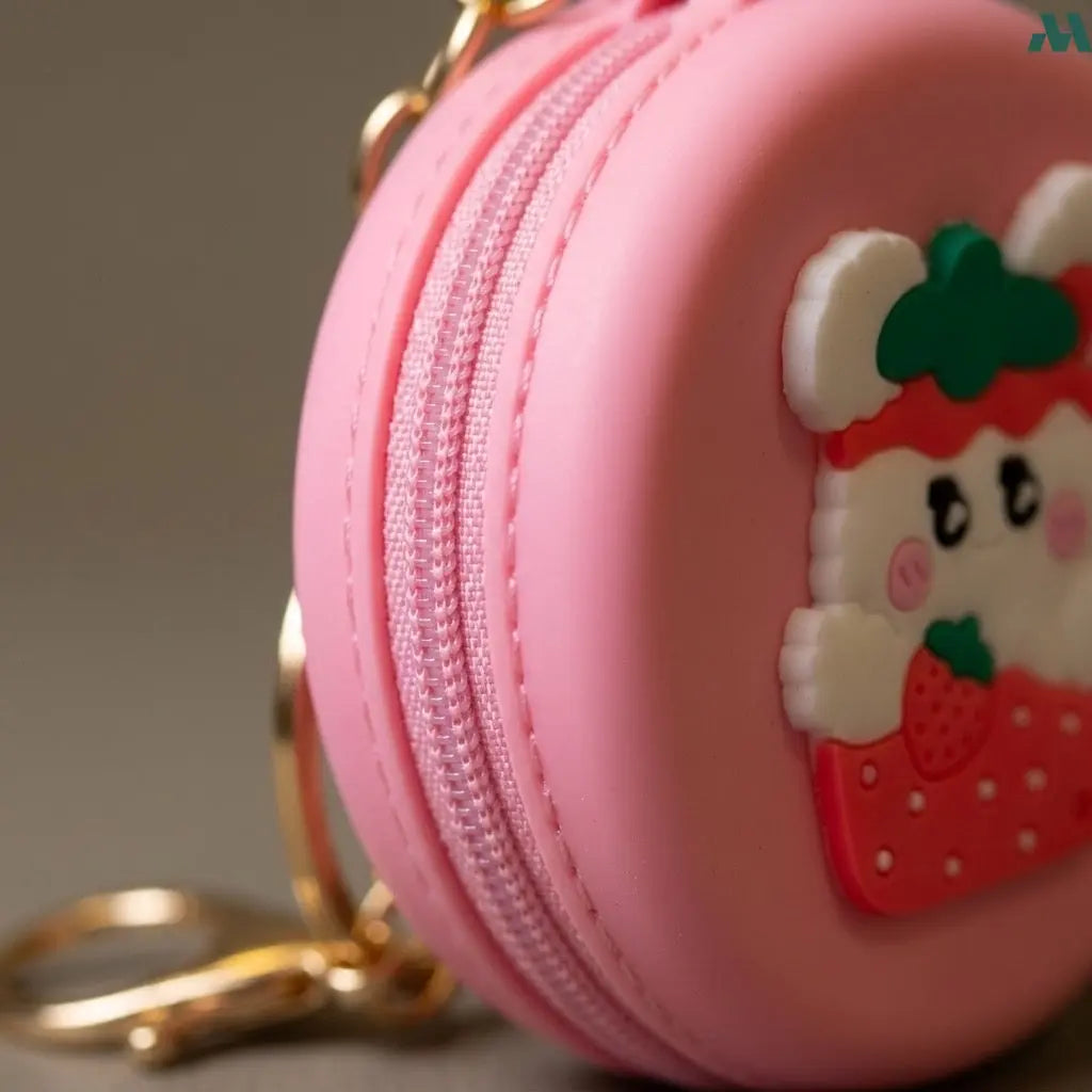 Mini zipper pouch for earbuds and coins