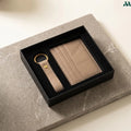 Cream slim RFID card wallet