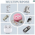 Mini silicone zipper pouch detail