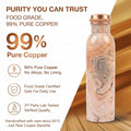 99% pure food grade copper bottle lab tested