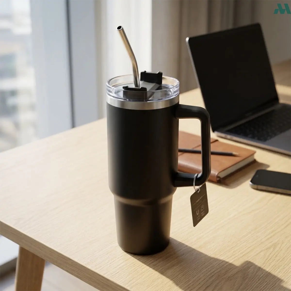 Insulated tumbler detail black