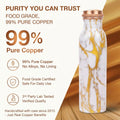 99% pure food grade copper bottle lab tested