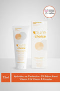 Pure Choice Vitamin C and B Complex - 75 ML Skin Care Cream (10% Vit.C + 10% Vit.B) PURE CHOICE