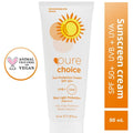 Pure Choice Spf 50+ Sunscreen Cream, 50ml - Water Resistant Very High Protection PURE CHOICE