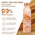 99% pure food grade copper bottle lab tested