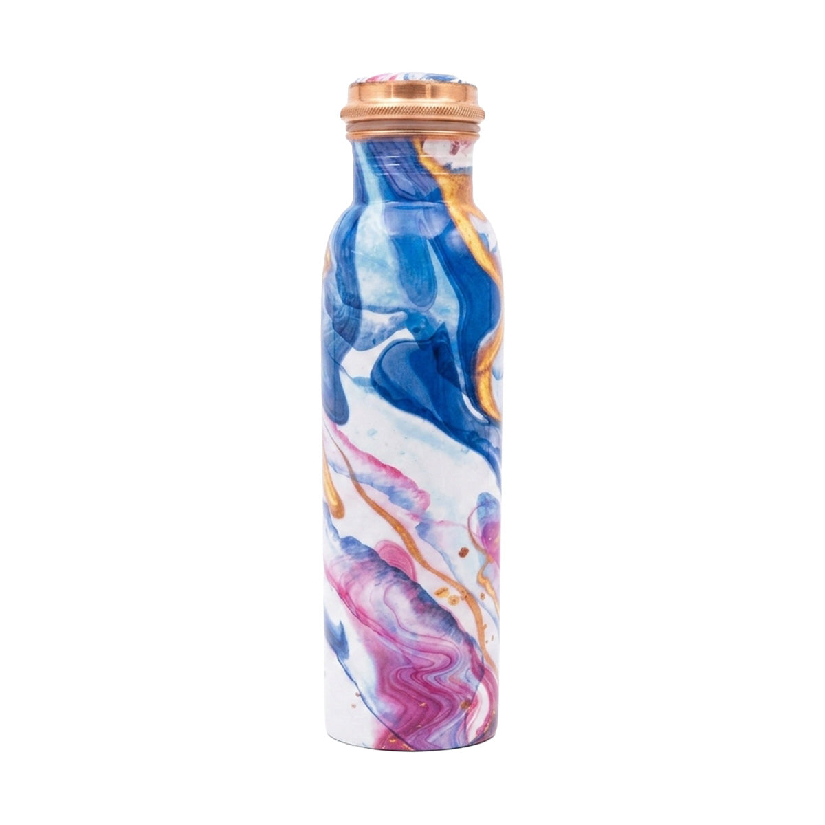 Blue Coral Fusion copper water bottle 1 litre