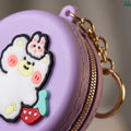 Mini zipper pouch for earbuds and coins