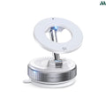Magnetic foldable car phone mount in white