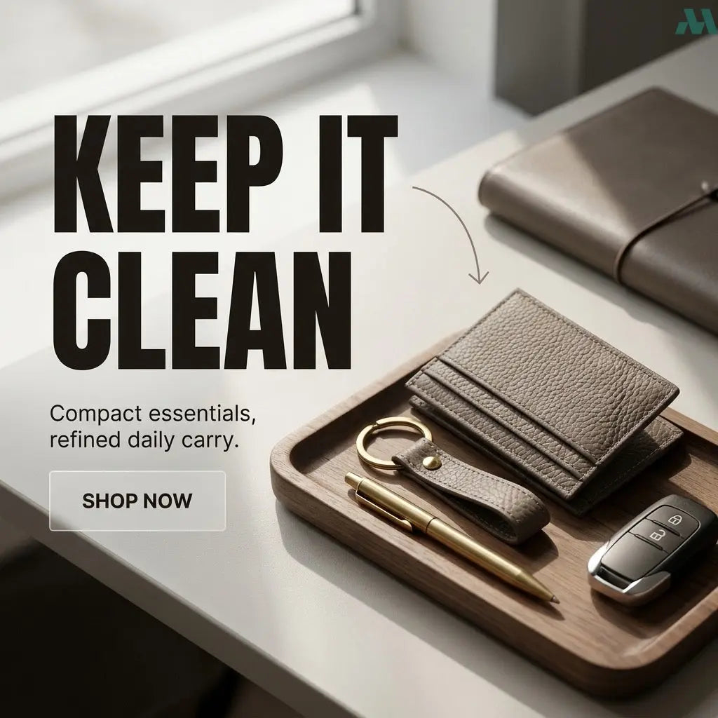 Card holder and keychain gift set