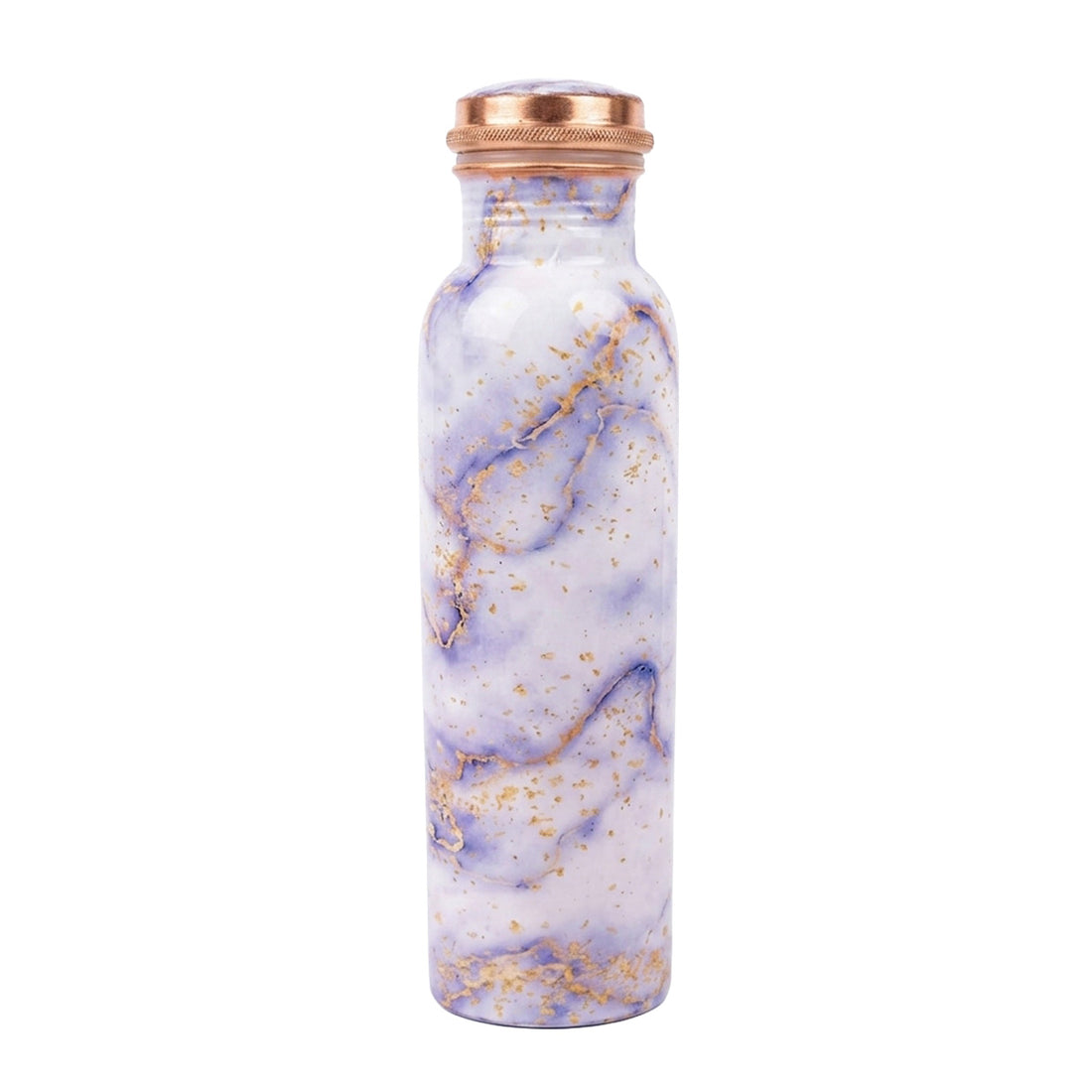 Lavender Gold Mist copper water bottle 1 litre
