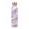 Lavender Gold Mist copper water bottle 1 litre