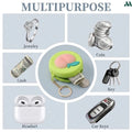 Mini silicone zipper pouch detail