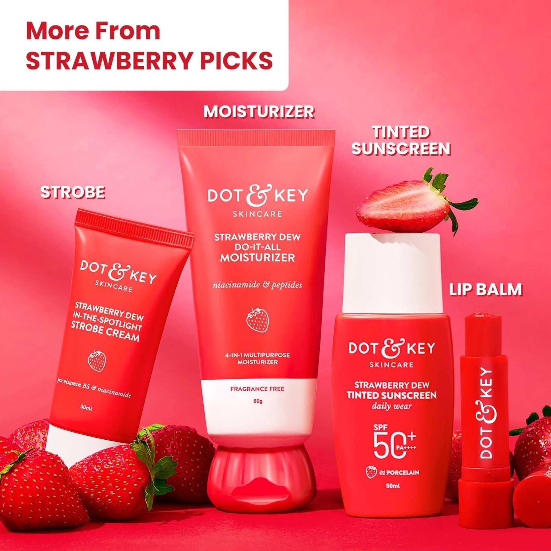 Dot & Key Strawberry Dew SPF 50 Sunscreen Stick On-the-Go DOT & KEY