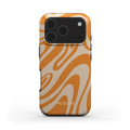Mobcos iPhone 17 Pro Max Sunset Swirl Premium Case Compatible with Hybrid Dual-Layer Hard Shell + Silicone Protection - Scratch-Resistant Shockproof Mobile Cover Mobcos