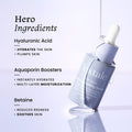 FoxTale Hyaluronic Acid Serum For Plump,Glowing Skin With Vitamin B5,Betaine|Intense 24-Hour Hydration,Brightening|Reduction In Fine Lines&Inflammation|For Dry,Sensitive Skin|Men&Women - 30 Ml Foxtale