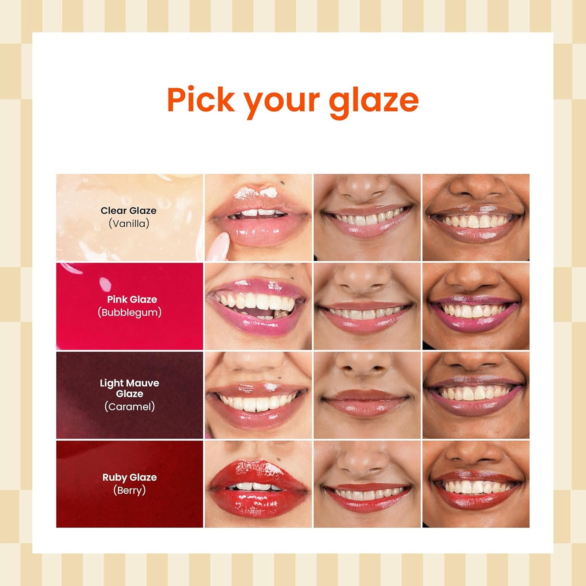 Foxtale SPF 30 Brightening Lip Balm for Dark Lips with Peptides & Vitamin C | Brightens | Hydrates | Tinted Lip Balm - Clear Glaze 12gm Foxtale