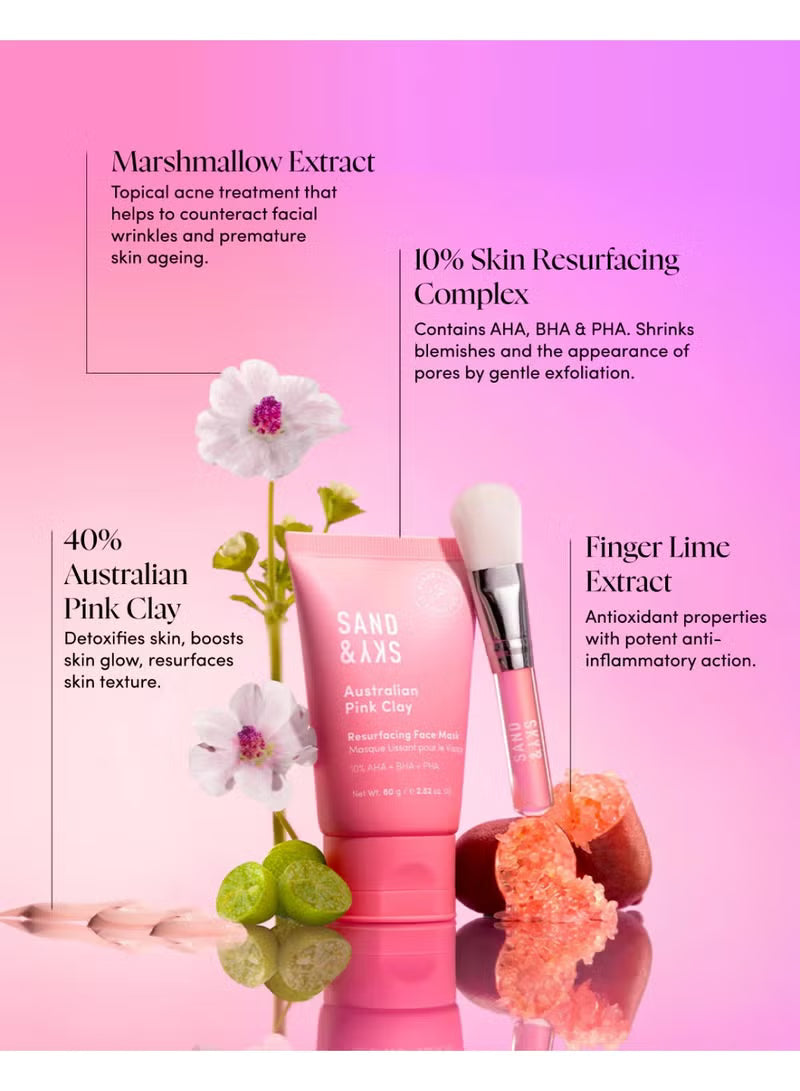 Sand & Sky Australian Pink Clay Porefining Face Mask 30g