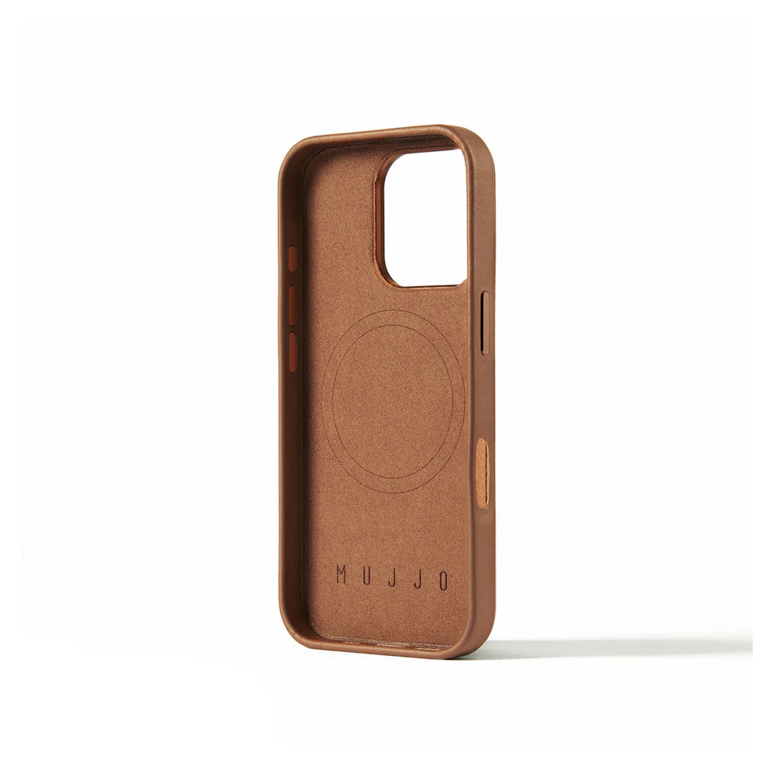 iPhone 16 Pro Max Leather Case | Premium Velore Leather | MagSafe-Compatible, Durable & Eco-Friendly ( Dark Tan)