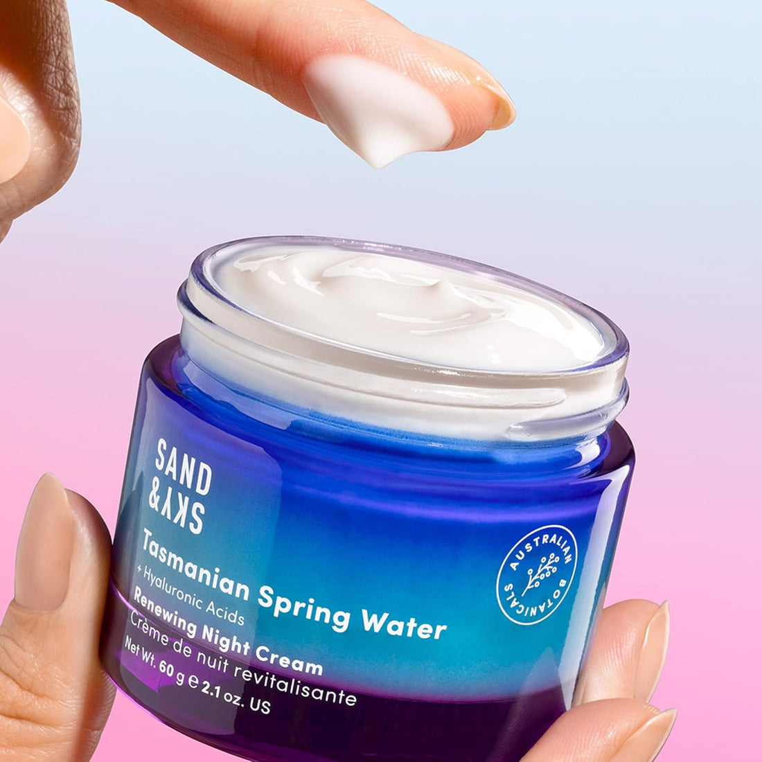 Sand & Sky Tasmanian Spring Water Deep Hydration Night Cream 60g