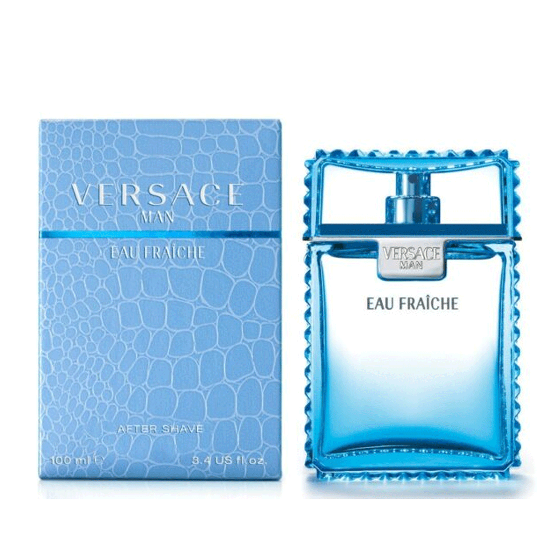 Versace Man Eau Fraiche After Shave - 100ml | Authentic & Factory-Sealed