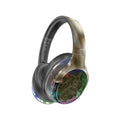 Promate Active Noise Cancelling Hi-Fi Stereo Wireless Headphones with RGB Lights (Gun Metal) Promate