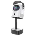 Promate 4K Ultra HD Wireless LCD Projector with Built-In Speaker & Monopod Stand Promate