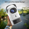 Promate 4K Ultra HD Wireless LCD Projector with Built-In Speaker & Monopod Stand Promate