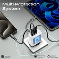 Promate 45W Power Delivery GaNFast™ Charger with Quick Charge 3.0 Promate
