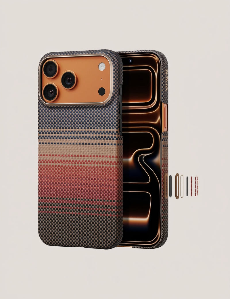 Pitaka for iPhone 17 Pro & Pro Max Case with Camera Control Button, Compatible with MagSafe, Ultra-Slim Case with Caseless Touch Feeling, 1500D Aramid Fiber Woven