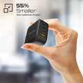Promate 100W Power Delivery GaNFast™ Charger with Quick Charge 3.0 Promate